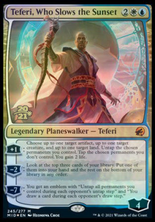 Teferi, Who Slows the Sunset [Innistrad: Midnight Hunt Prerelease Promos] | GnG Games