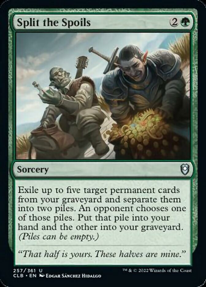 Split the Spoils [Commander Legends: Battle for Baldur's Gate] | GnG Games