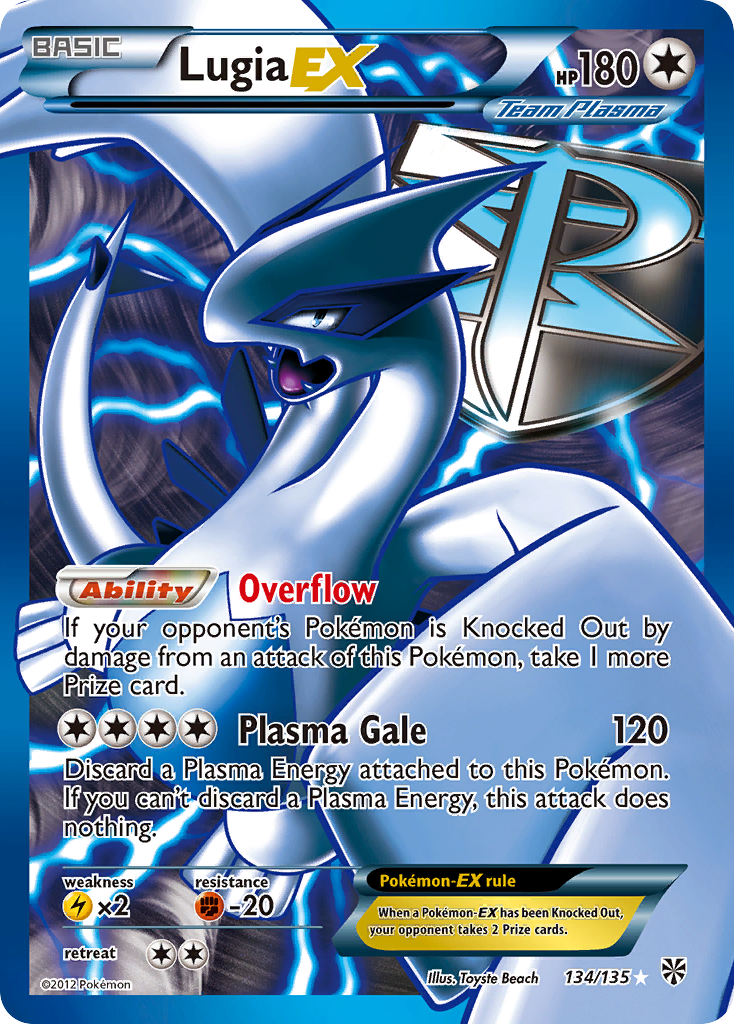 Lugia EX (134/135) [Black & White: Plasma Storm] | GnG Games