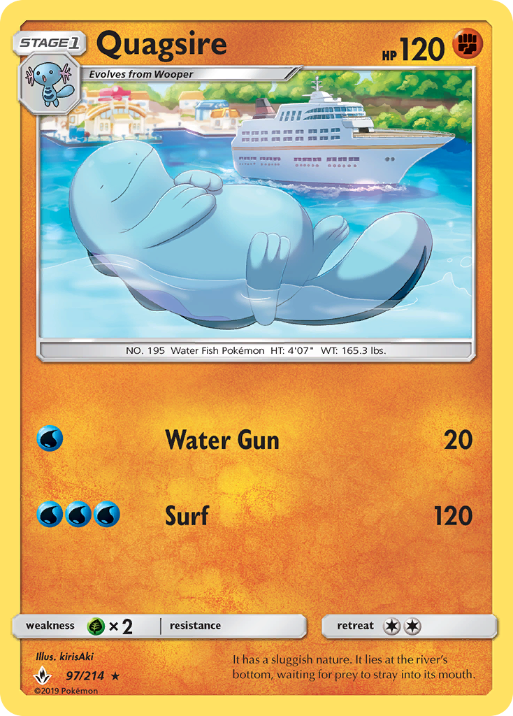 Quagsire (97/214) [Sun & Moon: Unbroken Bonds] | GnG Games