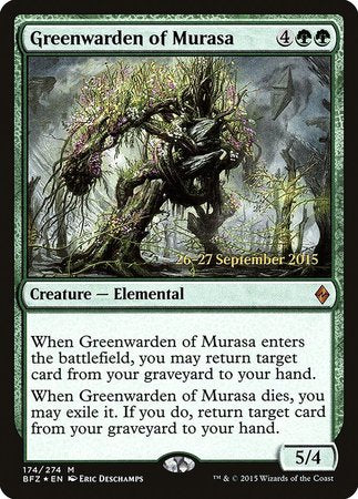 Greenwarden of Murasa [Battle for Zendikar Promos] | GnG Games