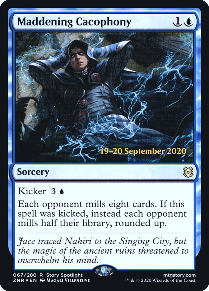 Maddening Cacophony  [Zendikar Rising Prerelease Promos] | GnG Games