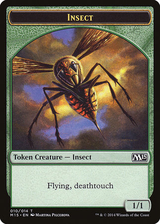 Insect Token (Deathtouch) [Magic 2015 Tokens] | GnG Games