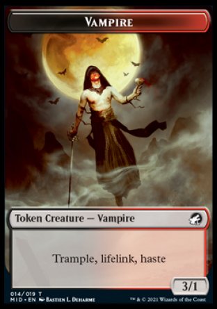 Vampire Token [Innistrad: Midnight Hunt Tokens] | GnG Games