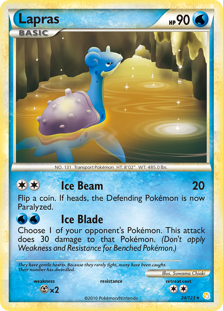 Lapras (24/123) [HeartGold & SoulSilver: Base Set] | GnG Games