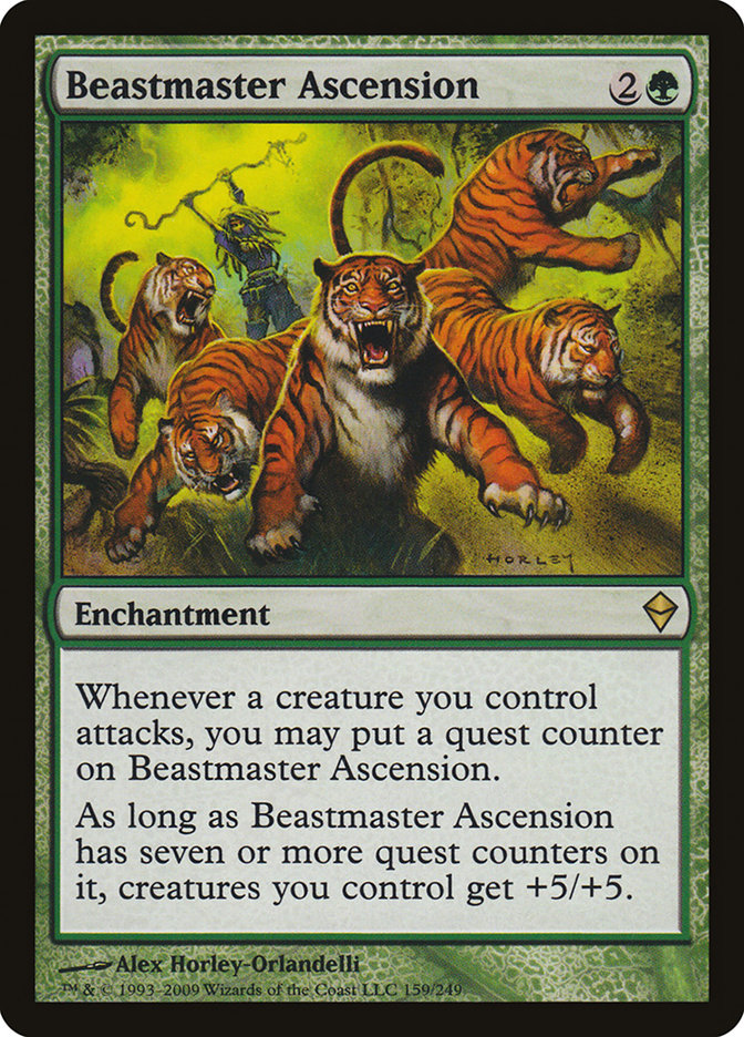 Beastmaster Ascension [Zendikar] | GnG Games