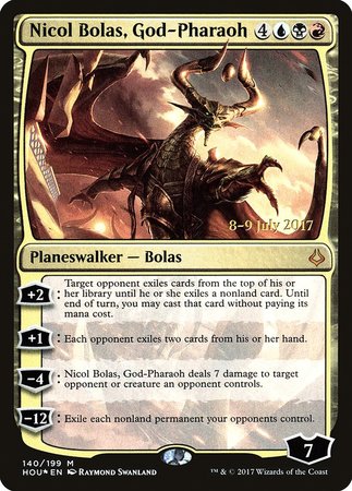 Nicol Bolas, God-Pharaoh [Hour of Devastation Promos] | GnG Games