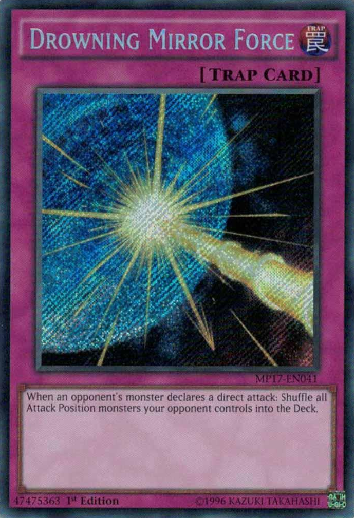 Drowning Mirror Force [MP17-EN041] Secret Rare | GnG Games