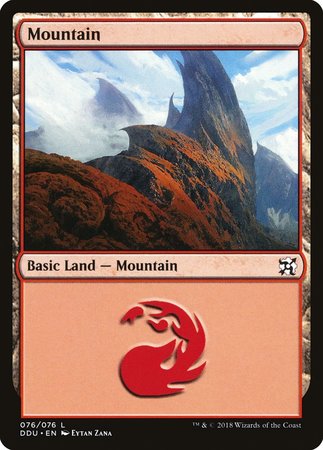 Mountain (76) [Duel Decks: Elves vs. Inventors] | GnG Games