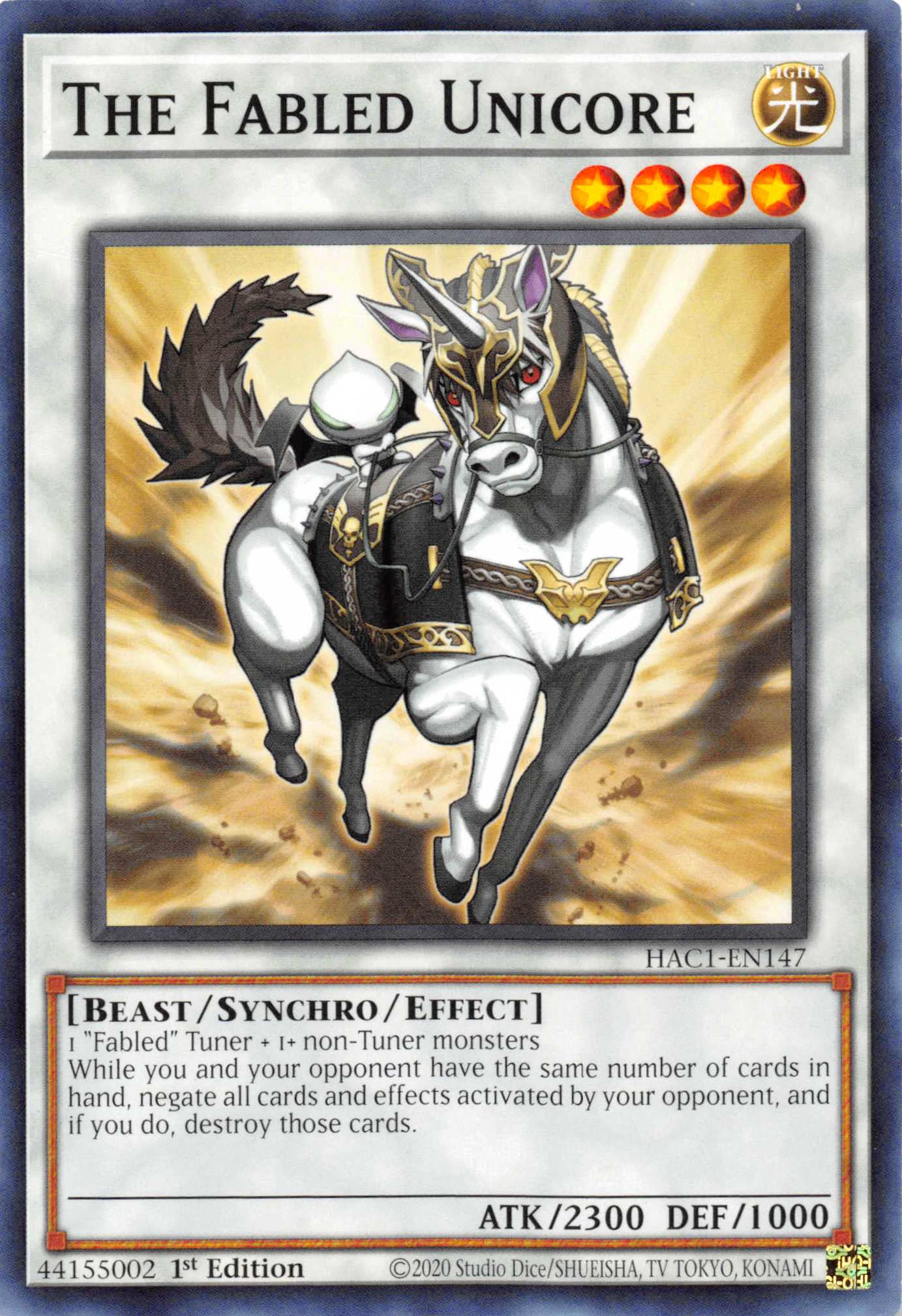 The Fabled Unicore [HAC1-EN147] Common | GnG Games