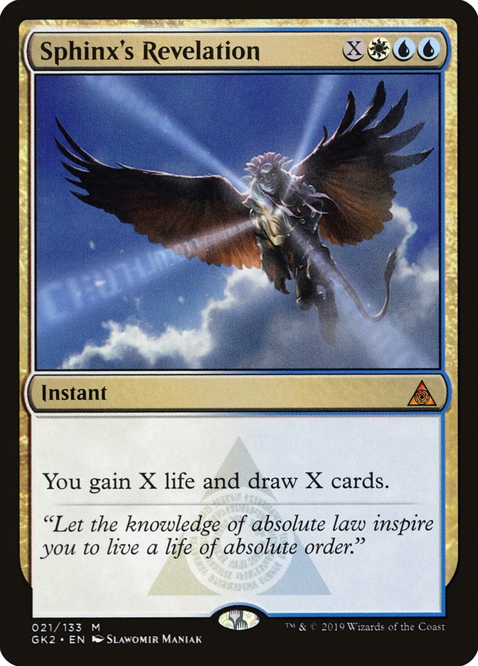 Sphinx's Revelation [Ravnica Allegiance Guild Kit] | GnG Games