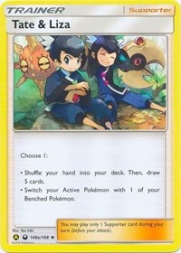 Tate & Liza (148a/168) (Alternate Art Promo) (Battle Arena Deck Exclusive) [Sun & Moon: Celestial Storm] | GnG Games