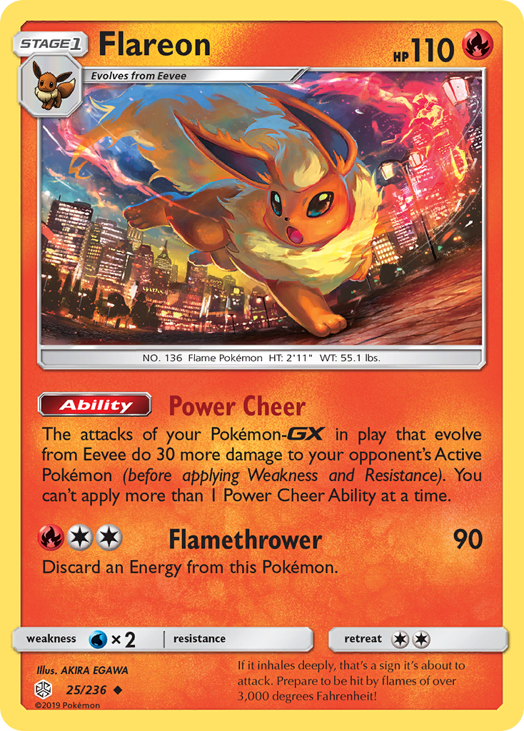 Flareon (25/236) [Sun & Moon: Cosmic Eclipse] | GnG Games