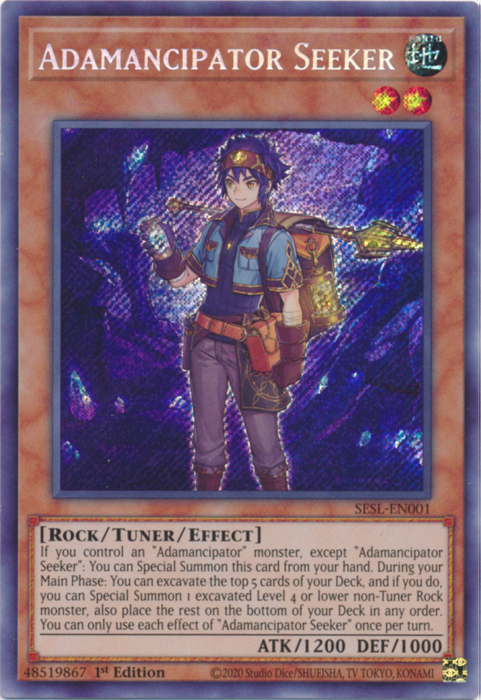 Adamancipator Seeker [SESL-EN001] Secret Rare | GnG Games