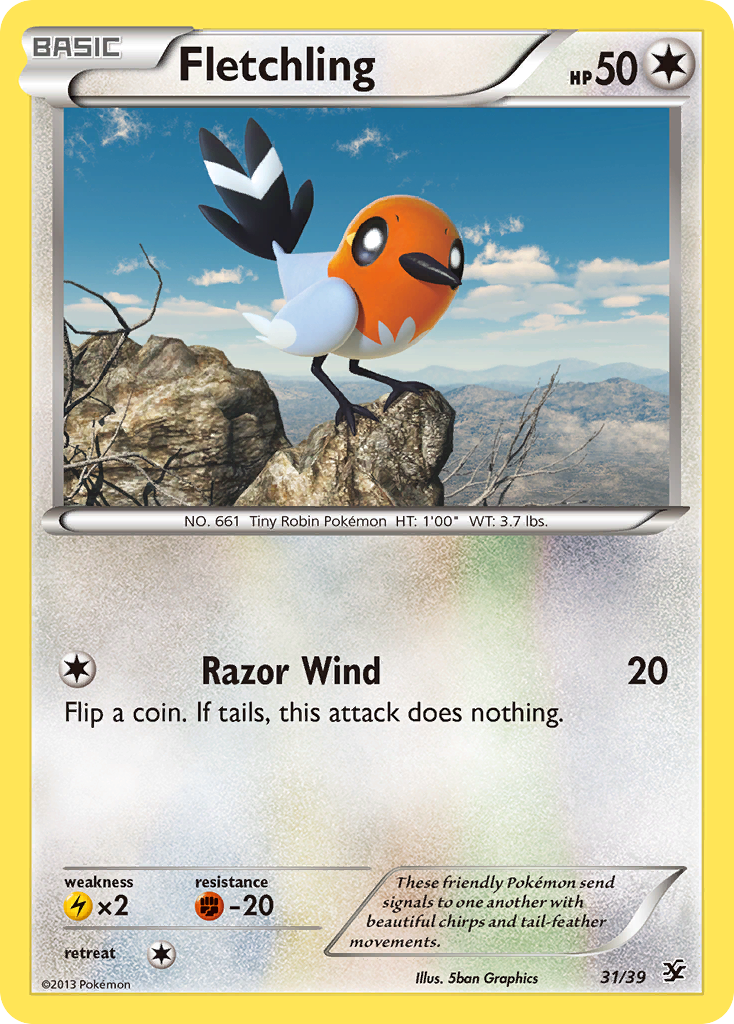 Fletchling (31/39) [XY: Kalos Starter Set] | GnG Games