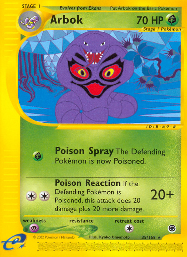 Arbok (35/165) [Expedition: Base Set] | GnG Games