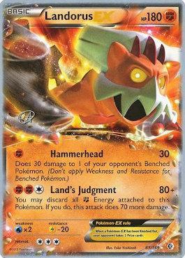 Landorus EX (89/149) (The Flying Hammer - Rowan Stavenow) [World Championships 2015] | GnG Games