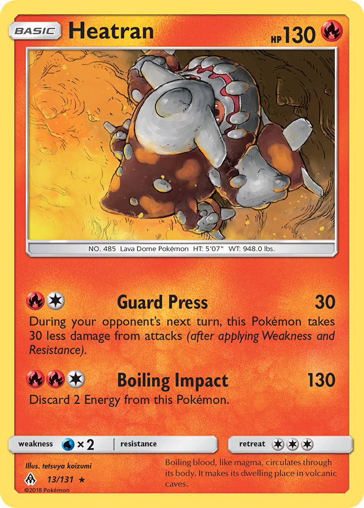 Heatran (13/131) [Sun & Moon: Forbidden Light] | GnG Games