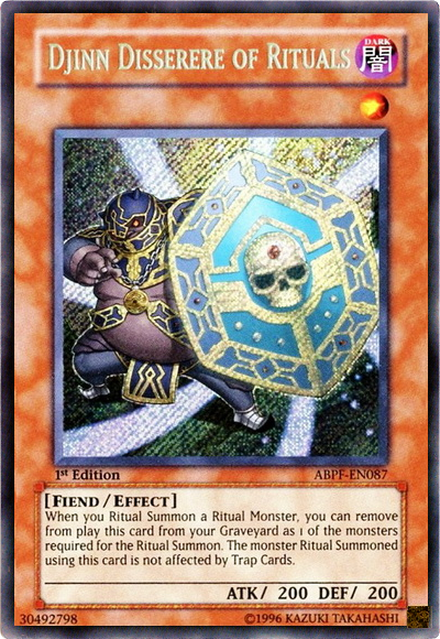 Djinn Disserere of Rituals [ABPF-EN087] Secret Rare | GnG Games