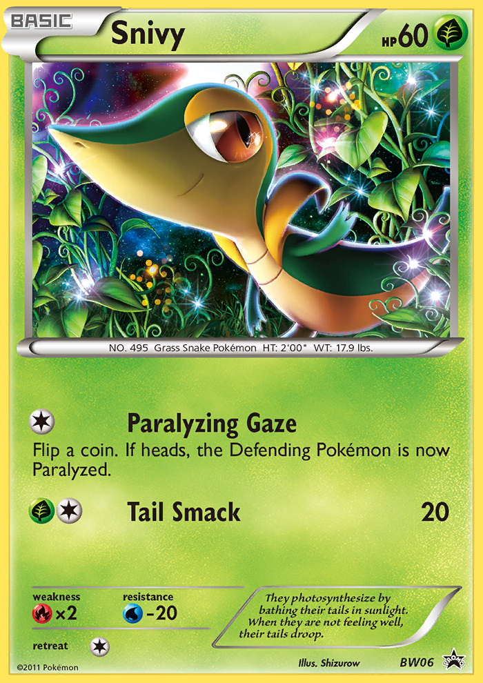 Snivy (BW06) [Black & White: Black Star Promos] | GnG Games