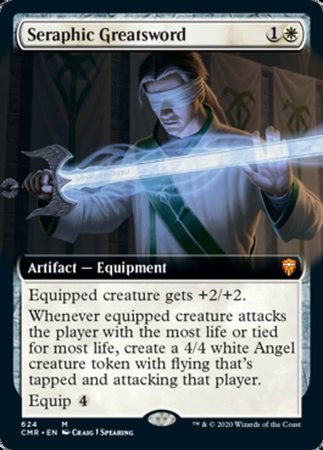 Seraphic Greatsword (Extended Art) [Commander Legends] | GnG Games