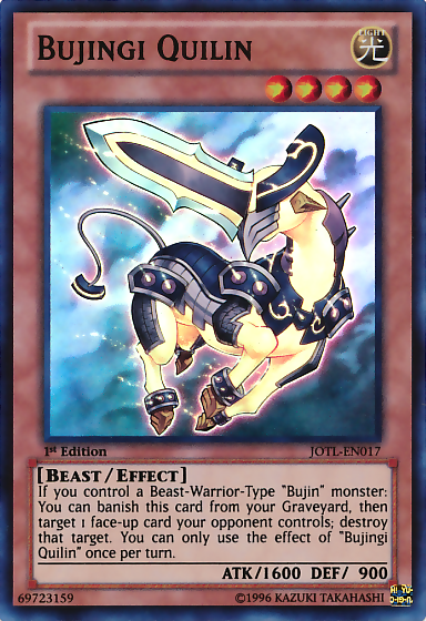 Bujingi Quilin [JOTL-EN017] Super Rare | GnG Games