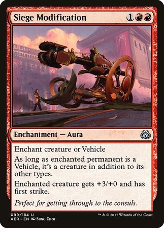 Siege Modification [Aether Revolt] | GnG Games