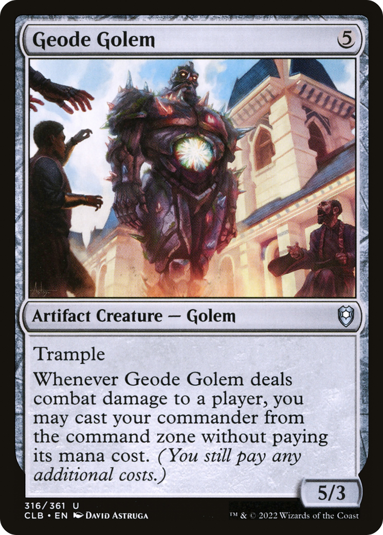 Geode Golem [Commander Legends: Battle for Baldur's Gate] | GnG Games