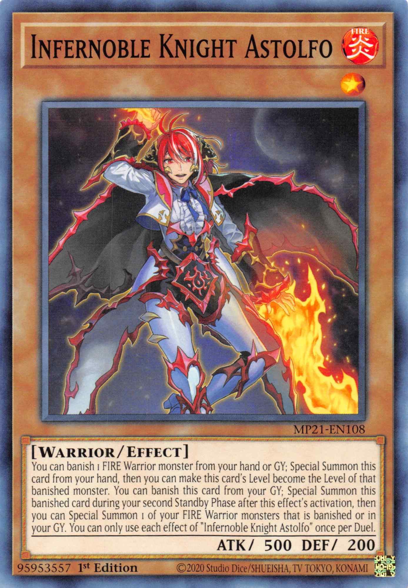 Infernoble Knight Astolfo [MP21-EN108] Common | GnG Games