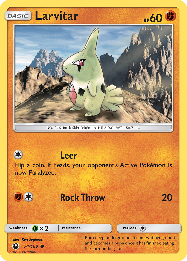 Larvitar (74/168) [Sun & Moon: Celestial Storm] | GnG Games