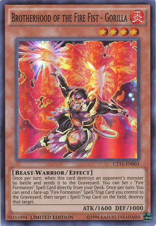 Brotherhood of the Fire Fist - Gorilla [CT11-EN003] Super Rare | GnG Games