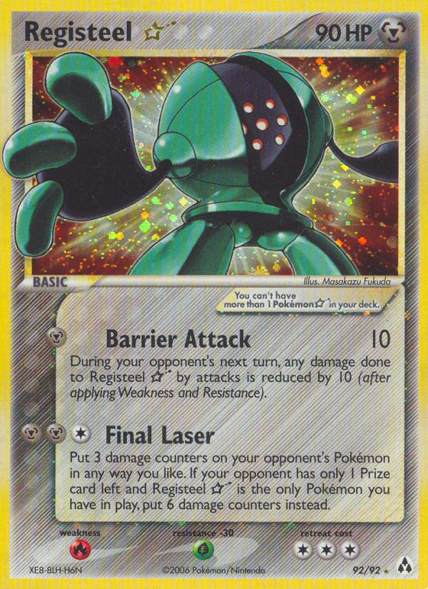 Registeel Star (92/92) [EX: Legend Maker] | GnG Games
