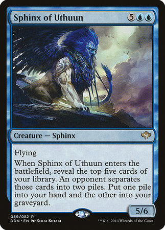 Sphinx of Uthuun [Duel Decks: Speed vs. Cunning] | GnG Games