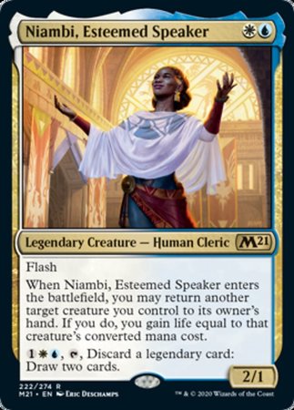 Niambi, Esteemed Speaker [Core Set 2021] | GnG Games