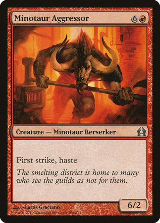 Minotaur Aggressor [Return to Ravnica] | GnG Games