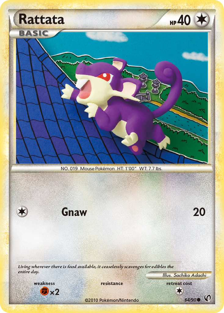 Rattata (64/90) [HeartGold & SoulSilver: Undaunted] | GnG Games