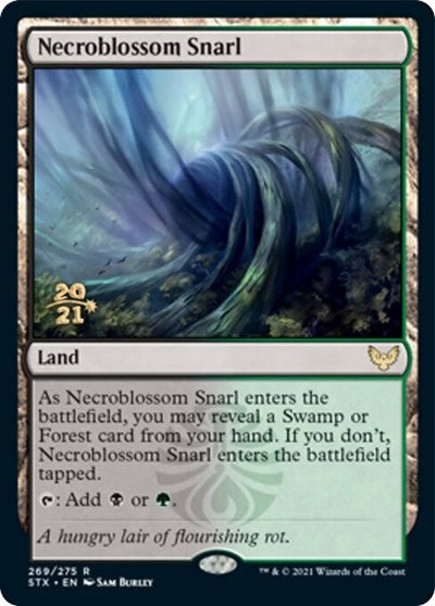 Necroblossom Snarl [Strixhaven: School of Mages Prerelease Promos] | GnG Games