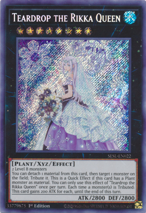 Teardrop the Rikka Queen [SESL-EN022] Secret Rare | GnG Games