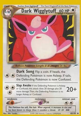 Dark Wigglytuff (40/105) [Neo Destiny Unlimited] | GnG Games