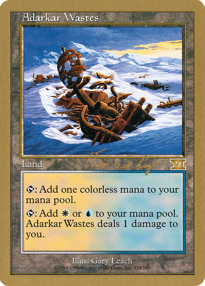 Adarkar Wastes (Tom van de Logt) [World Championship Decks 2000] | GnG Games