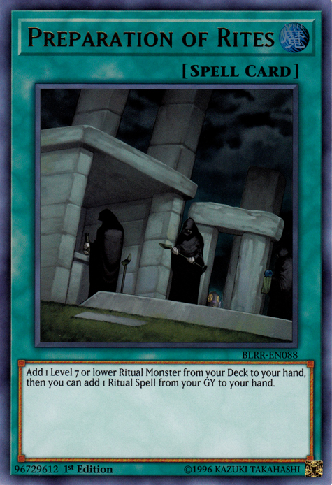 Preparation of Rites [BLRR-EN088] Ultra Rare | GnG Games