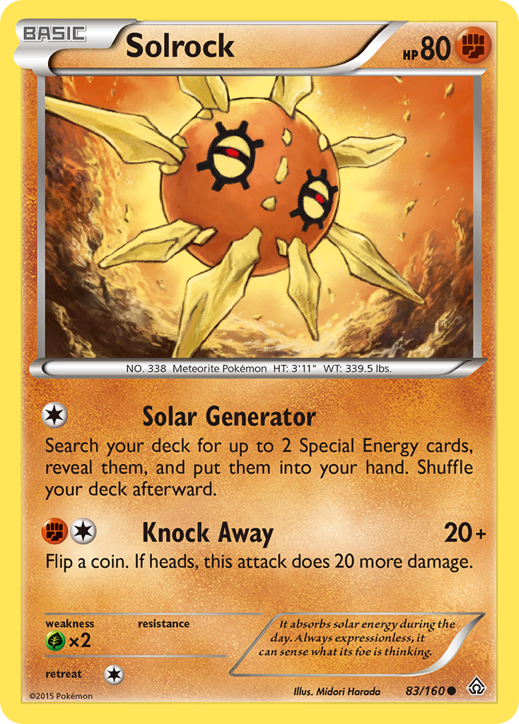 Solrock (83/160) [XY: Primal Clash] | GnG Games