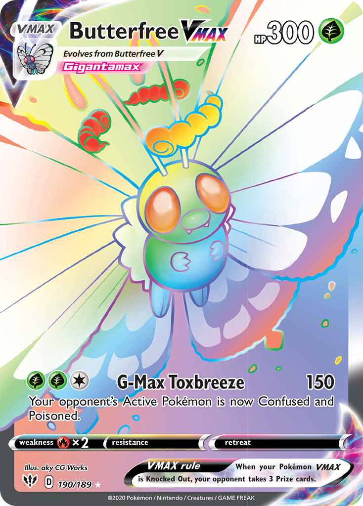 Butterfree VMAX (190/189) [Sword & Shield: Darkness Ablaze] | GnG Games