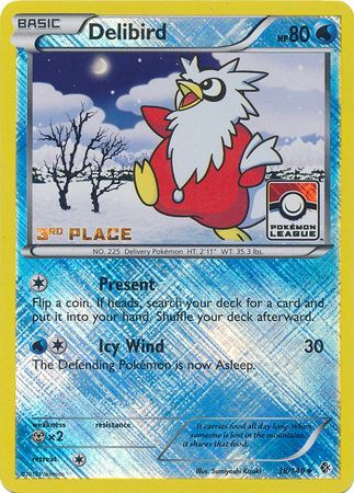 Delibird (38/149) (League Promo 3rd Place) [Black & White: Boundaries Crossed] | GnG Games