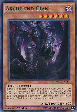 Archfiend Giant [MP14-EN181] Rare | GnG Games