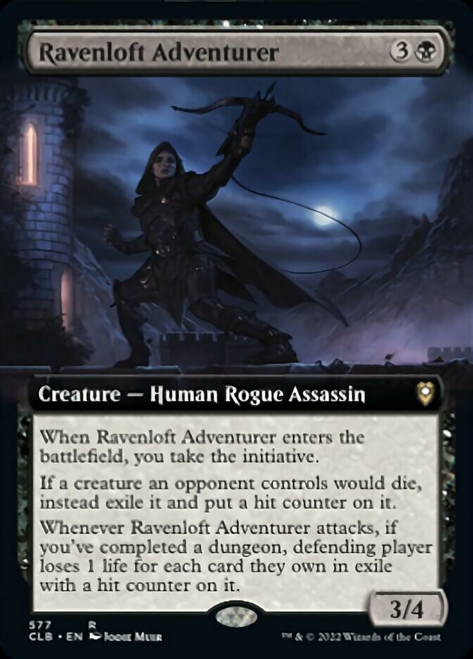 Ravenloft Adventurer (Extended Art) [Commander Legends: Battle for Baldur's Gate] | GnG Games