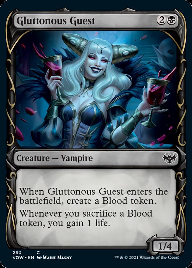 Gluttonous Guest (Showcase Fang Frame) [Innistrad: Crimson Vow] | GnG Games