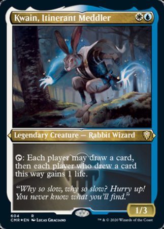 Kwain, Itinerant Meddler (Foil Etched) [Commander Legends] | GnG Games