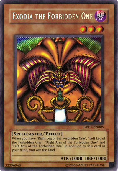 Exodia the Forbidden One [UBP1-EN005] Secret Rare | GnG Games