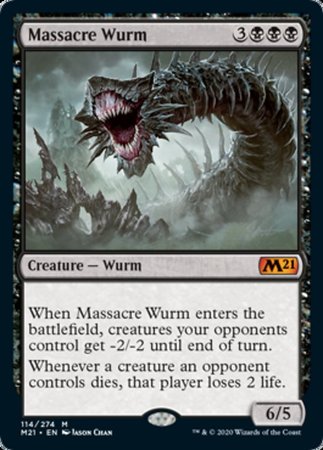 Massacre Wurm [Core Set 2021] | GnG Games